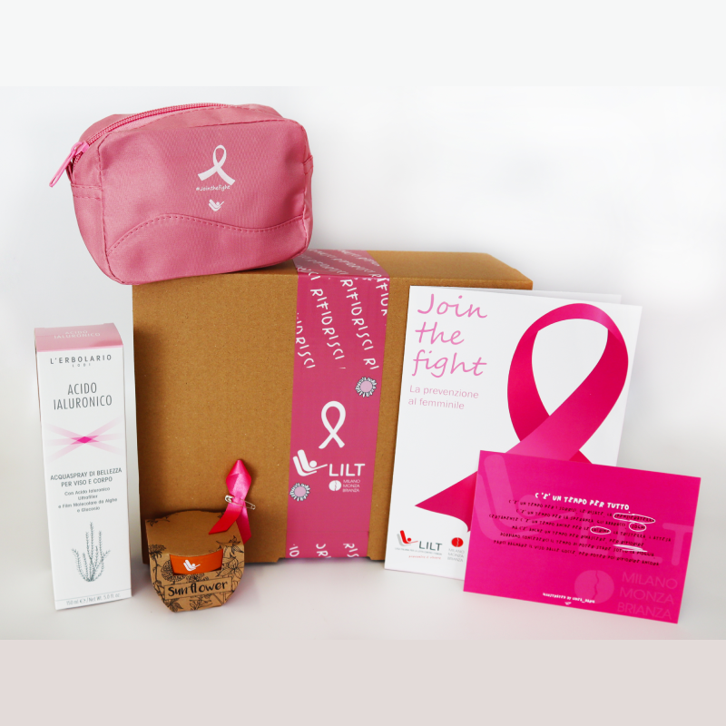 box fiocco aperta prodotti rosa